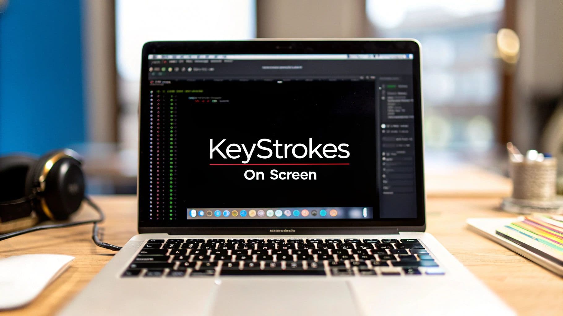 Show Keystrokes On Screen for Polished macOS Demos